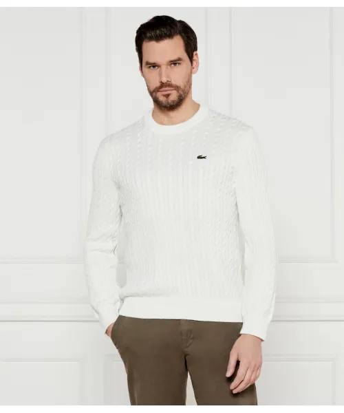 

Свитер Regular fit Lacoste, белый