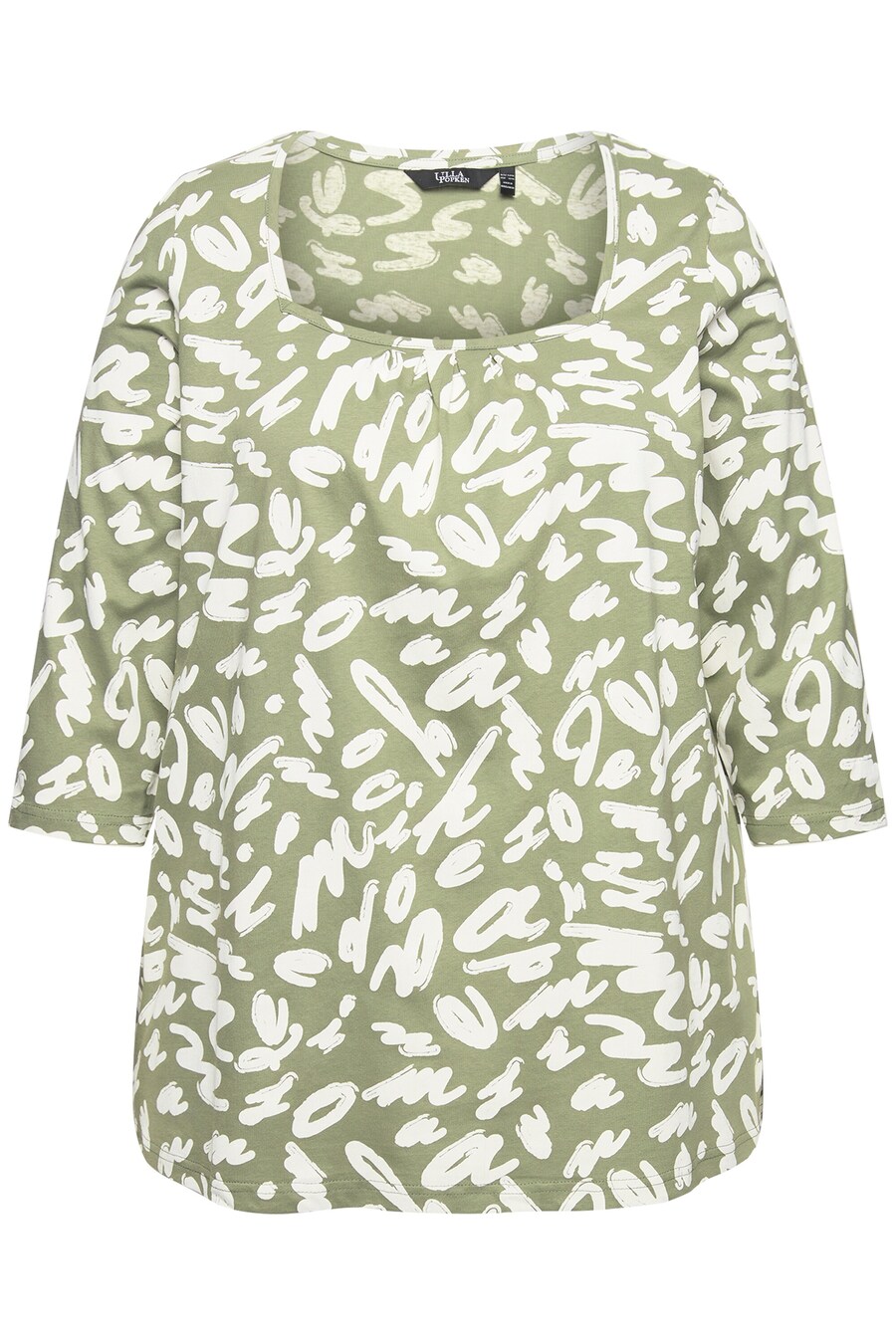 

Топ Ulla Popken Shirt, оливковый