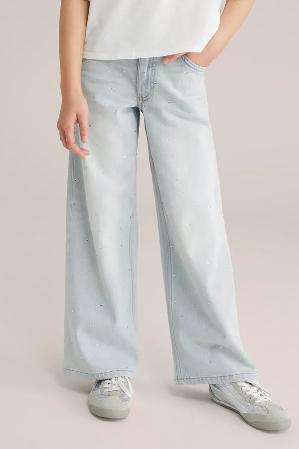 Джинсы свободного кроя blue ridge We Fashion, Light Blue — фото 4