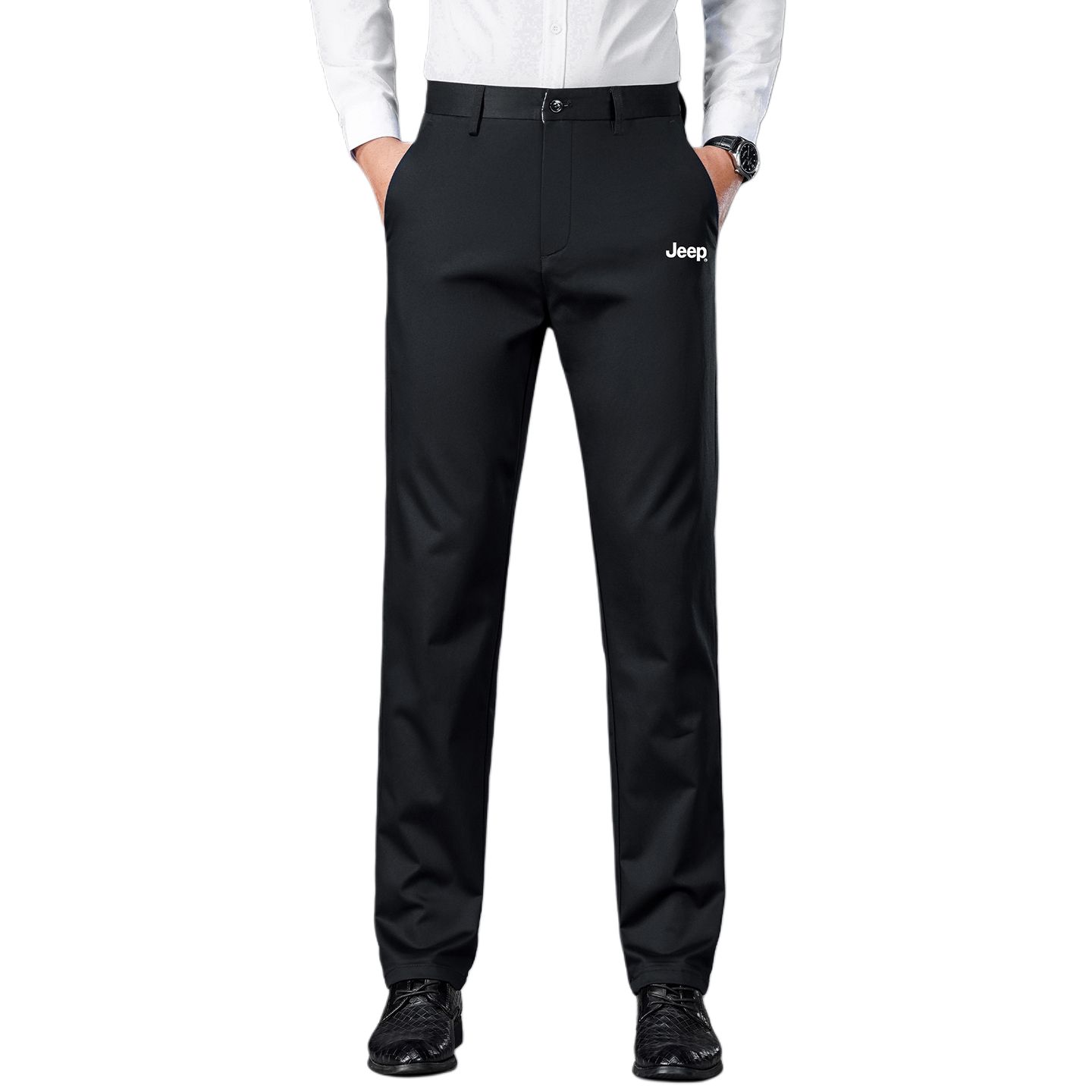 

Брюки Casual Leisure Collection Unisex Jeep, черный fleece-lined