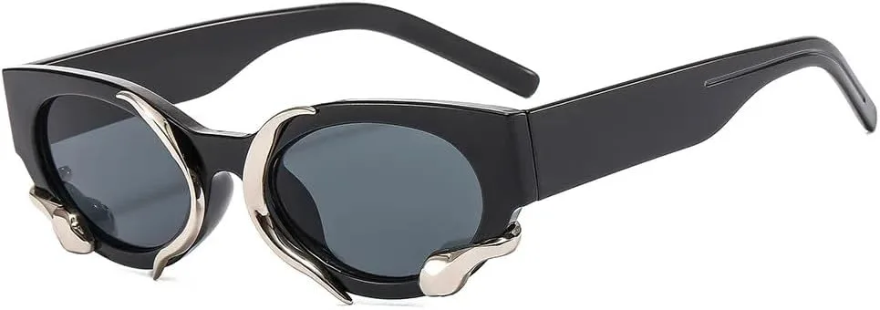 

Модные солнцезащитные очки в маленькой овальной оправе, винтажные женские солнцезащитные очки для спорта с защитой от УФ-излучения. Oculos De Sol KTUCN, C1