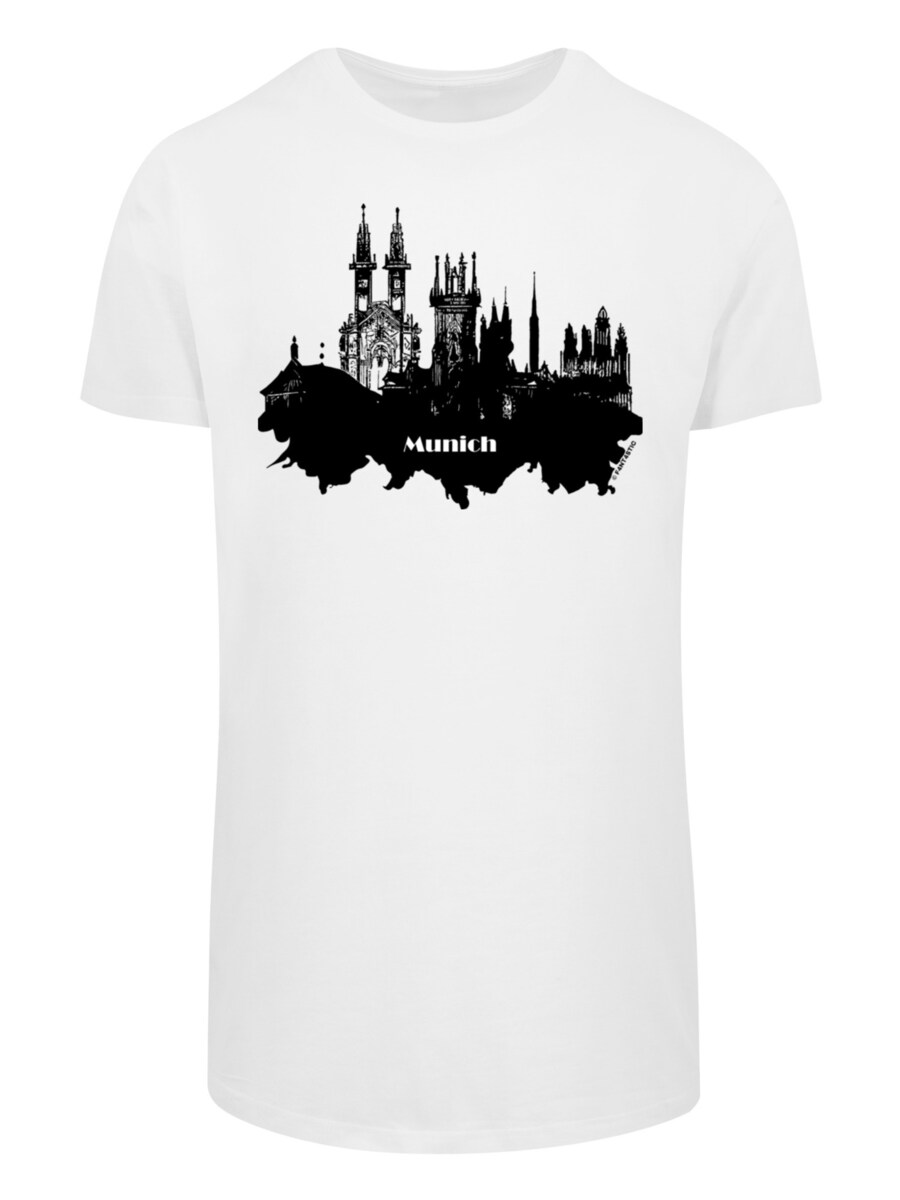 

Рубашка F4NT4STIC Cities Collection - Munich skyline, белый