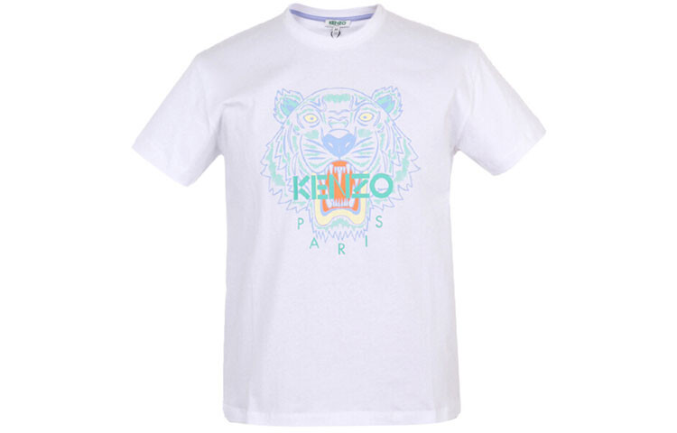 

Футболка женская Kenzo с головой тигра, белый