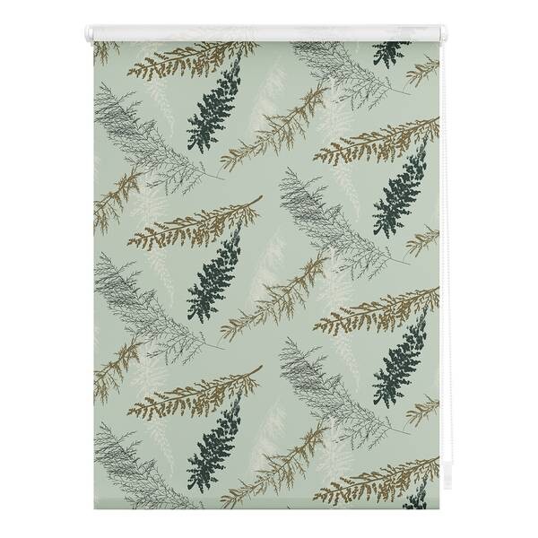 

Затемняющие рулонные шторы Lichtblick Fir Branches, 120x150x6 см, зеленый