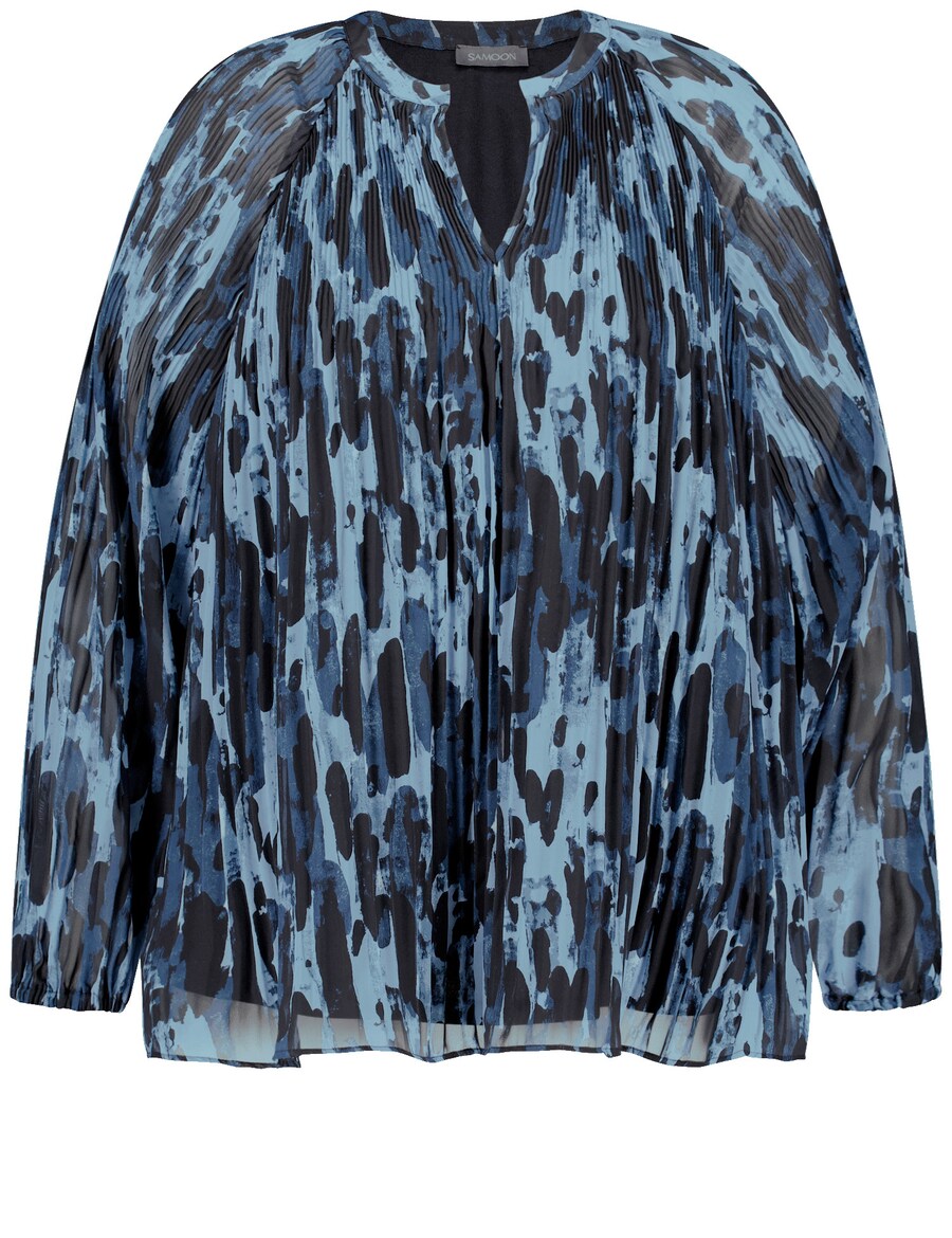 

Блузка SAMOON, цвет Blue/Light blue