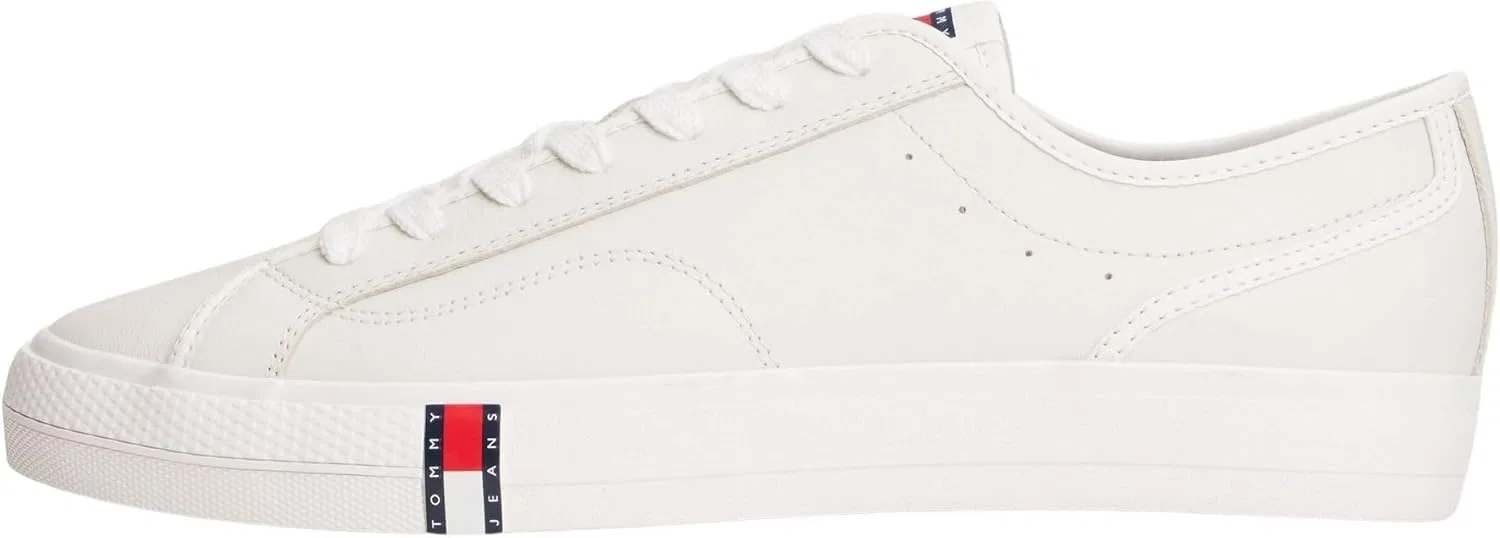 Мужские кроссовки Tommy Jeans Archive Vulc. Y2k с длинными шнурками Em0em01676, низкие, White Ecru