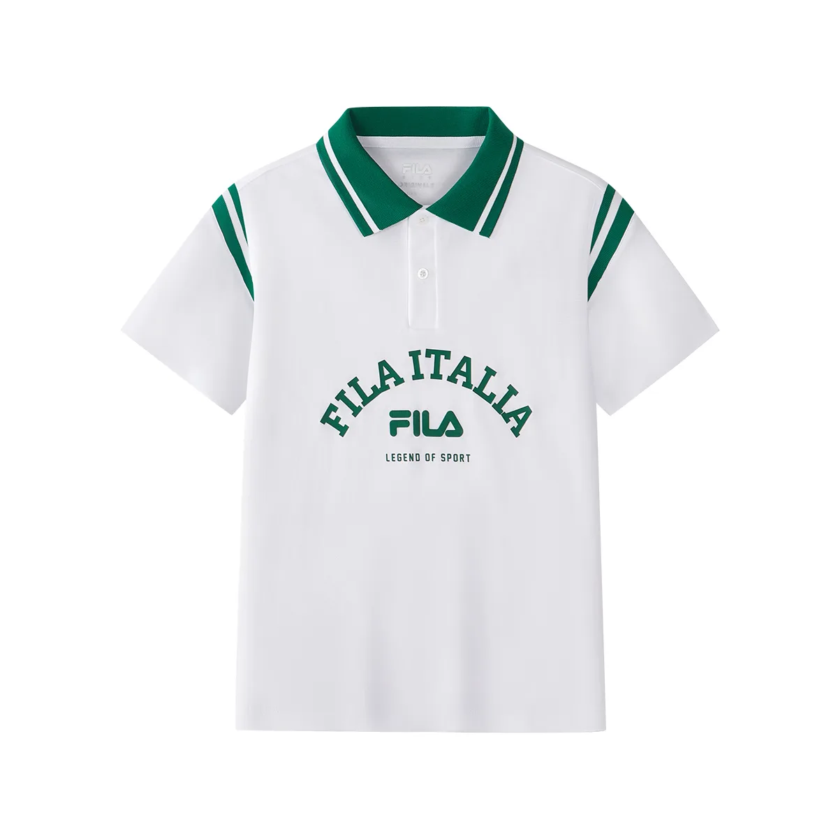 FILA KIDS Детская белая футболка с коротким рукавом