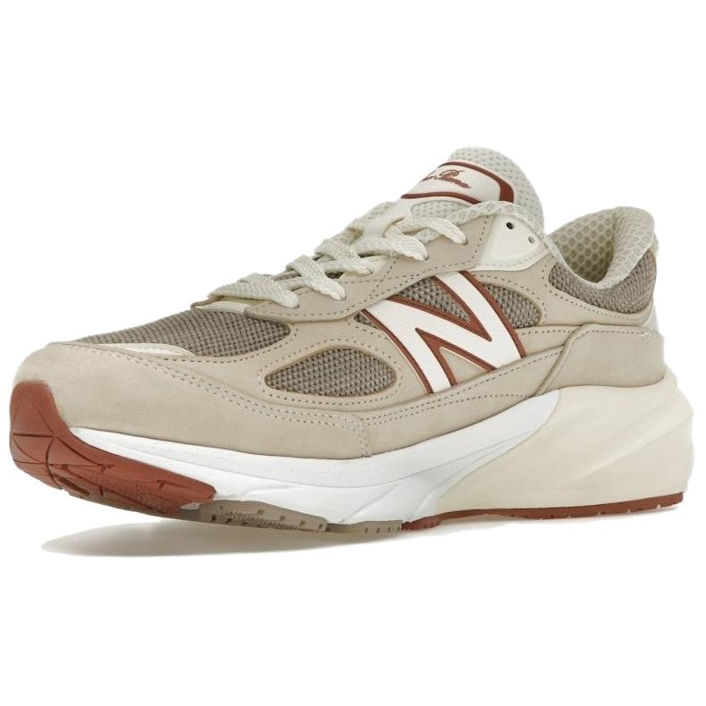 Кроссовки New Balance x Loro Piana 990 v6 'Raw Cashew', белый — фото 2