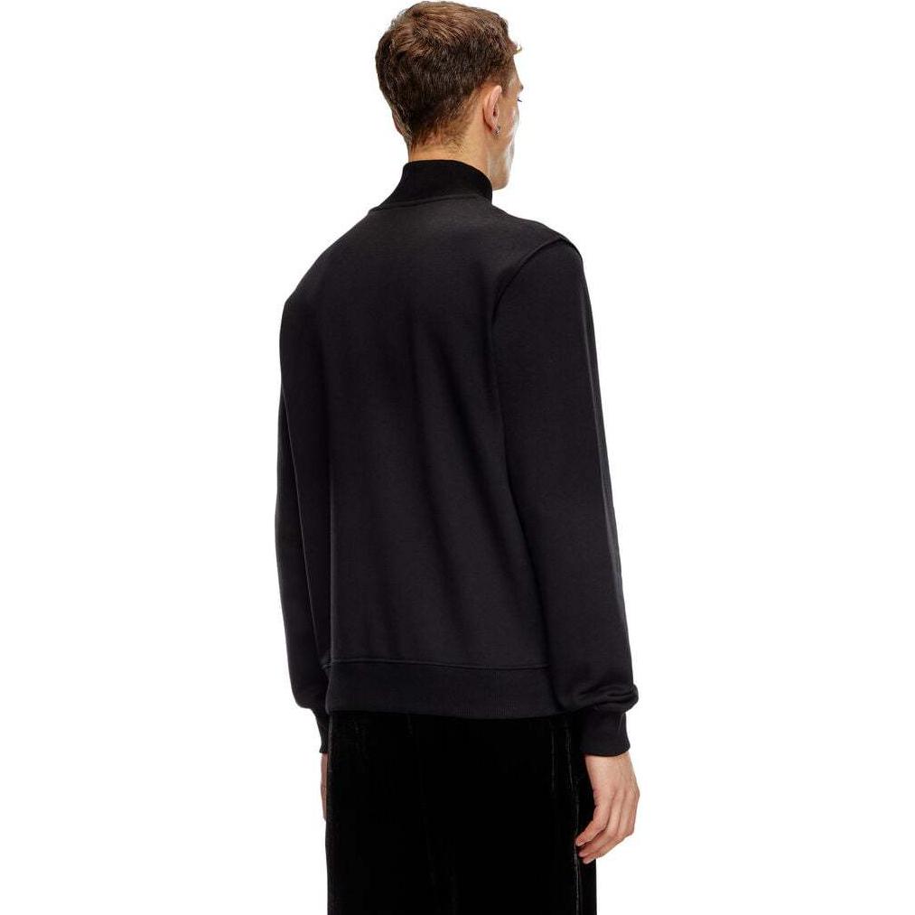 S Lock Doval Pj Track Jacket DIESEL, черный — фото 4