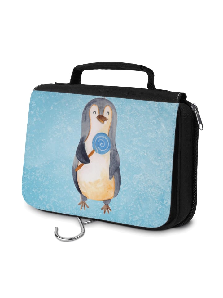 

Mr. & Mrs. Panda Косметичка Penguin Lollipop без слогана, ледяного синего цвета
