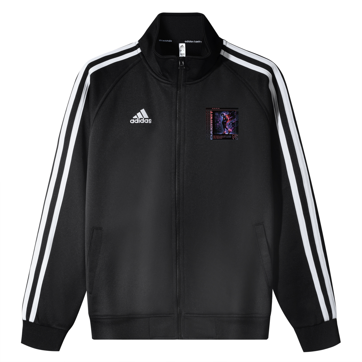 

Adidas Унисекс куртка 3-Stripes черная, Black