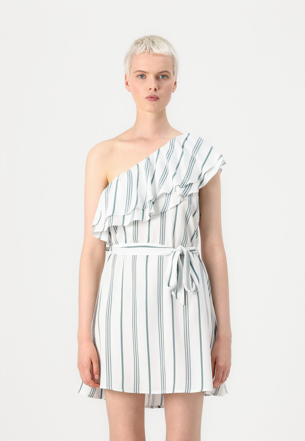 

Повседневное платье VMKIMMI ONE SHOULDER MINI DRESS Vero Moda, белый