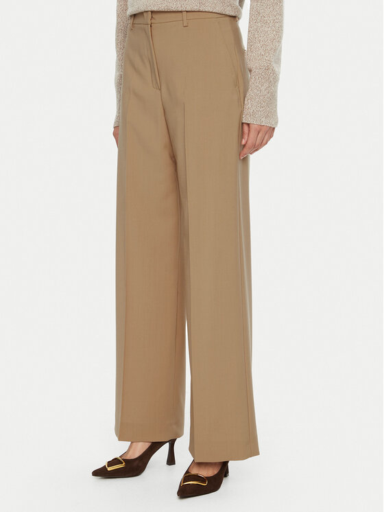 

Широкие брюки палаццо Visivo 2515131041 Weekend Max Mara, бежевый