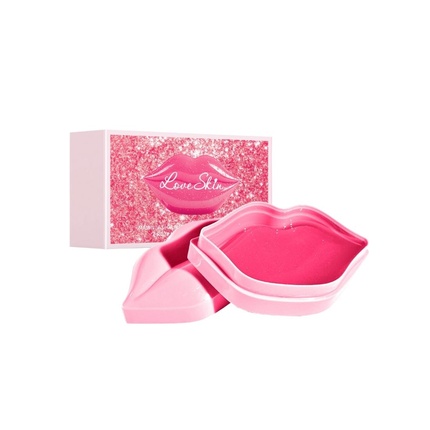 

Гидрогелевая маска для губ Love Skin - 60 грамм, 20 штук с экстрактом розы Loveskin