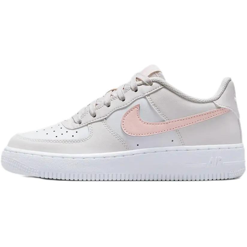 

Детские кроссовки для скейтбординга Air Force 1 с низким верхом и износостойкими протекторами Nike, серый/розовый/белый
