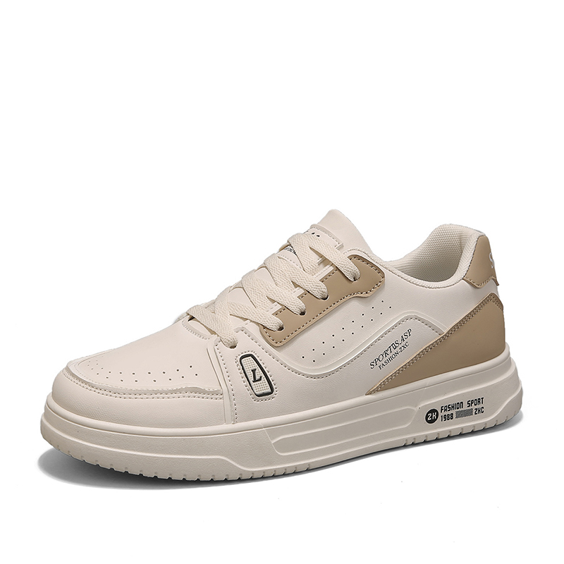 

SHOUBA Низкие скейтерские кроссовки мужские бежево-хаки, цвет Beige Khaki