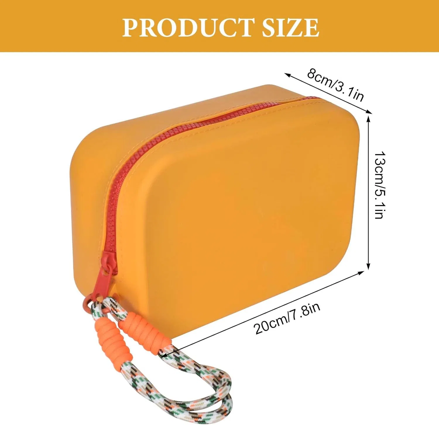 Набор из 2 силиконовых водонепроницаемых косметичек Deciniee Dokeno — фото 2