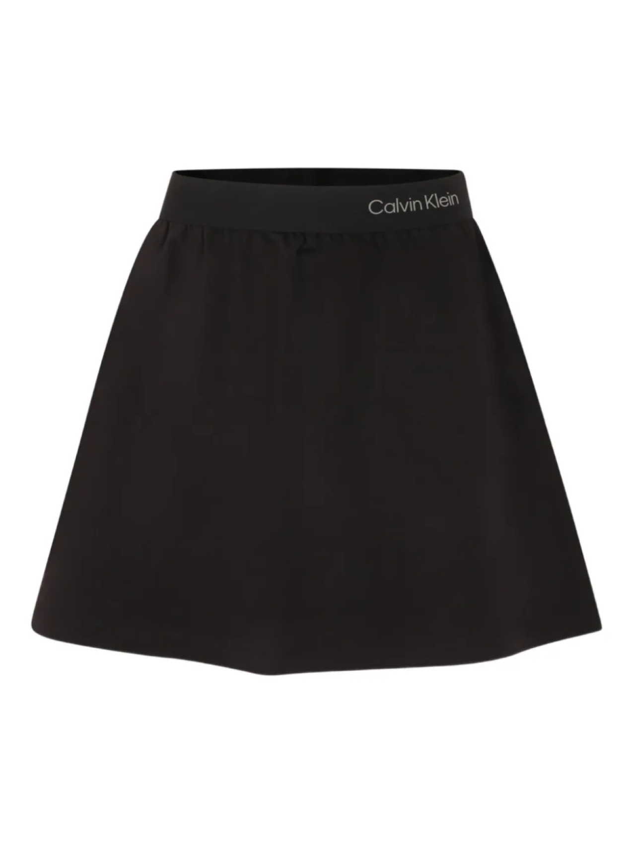 

Юбка с логотипом на поясе Calvin Klein Kids, черный