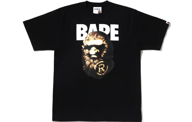 

Футболка BAPE Ape Head Tee черная A Bathing Ape, черный