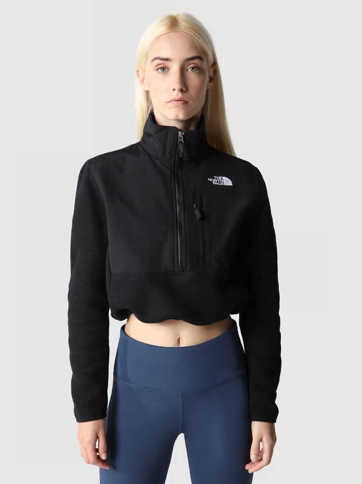 

Толстовка The North Face W DENALI CROP, черный