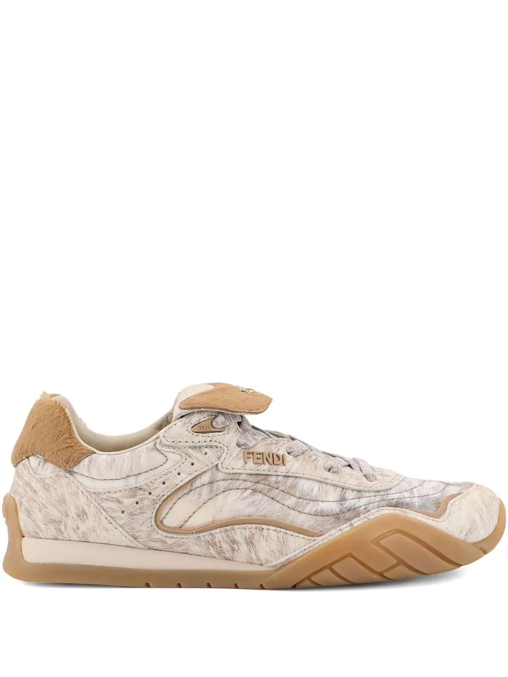 Кроссовки Wave Pulse Fendi, бежевый