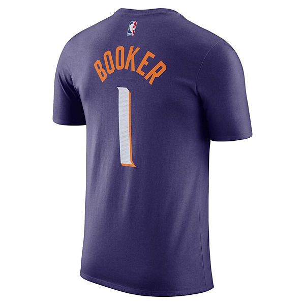 Футболка мужская devin booker purple phoenix suns icon 2022/23 с именем и номером Nike — фото 4