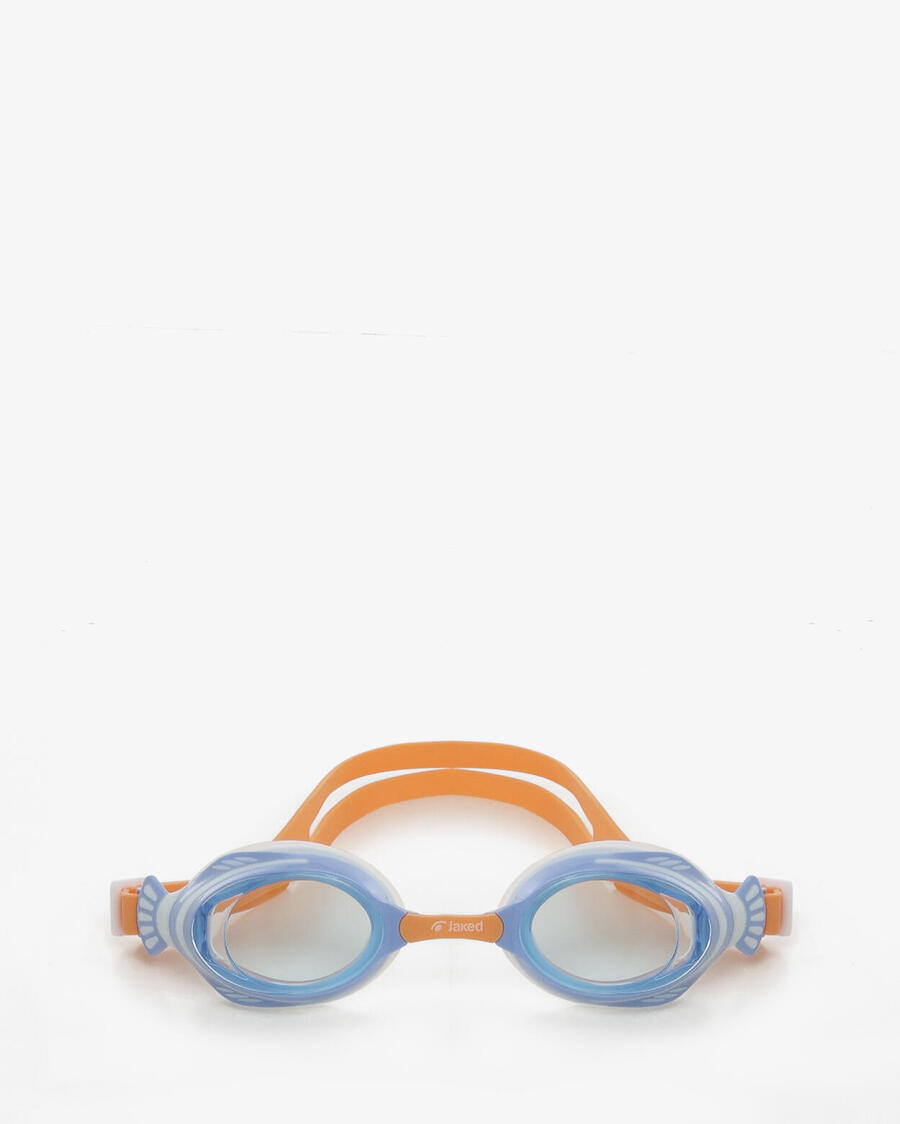 

JAKED Оранжевые пластиковые очки для плавания для мальчиков и девочек
