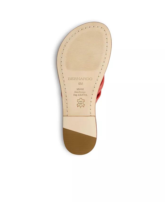 Сандалии Bernardo Miami Thong Bernardo Footwear, красный — фото 2
