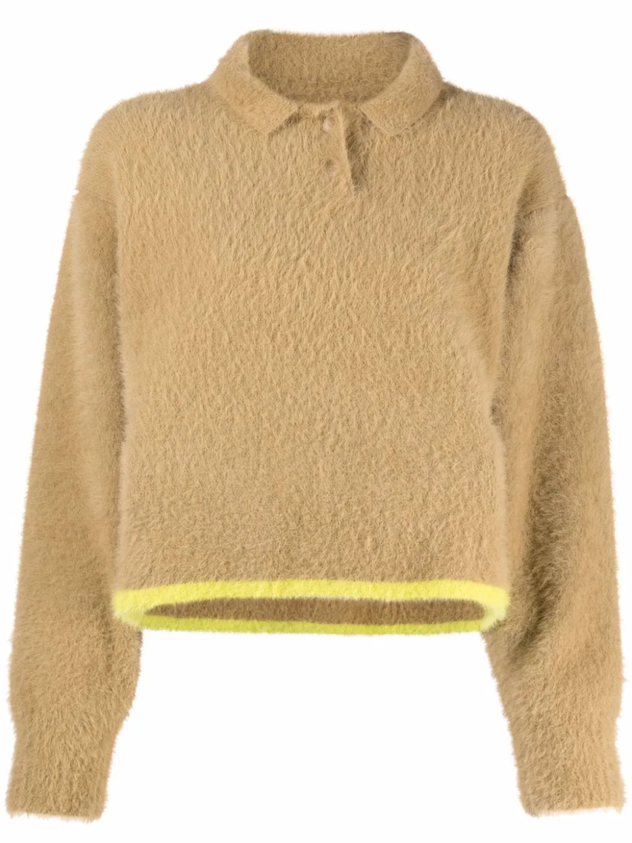 

Фактурный джемпер Le Polo Neve Jacquemus, нейтральный