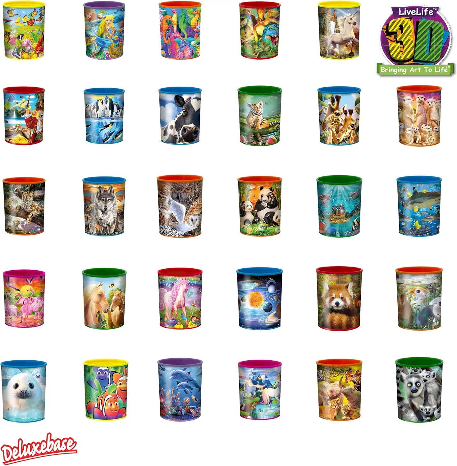 Кружка 3D LiveLife Drinking Cup - Pink Pony Bezels by DeluxeBase, 300 мл — фото 3