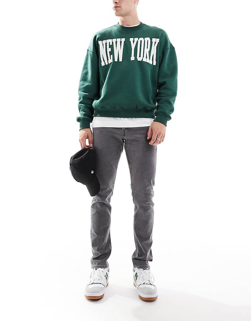 

Серые узкие джинсы Jack & Jones Glen