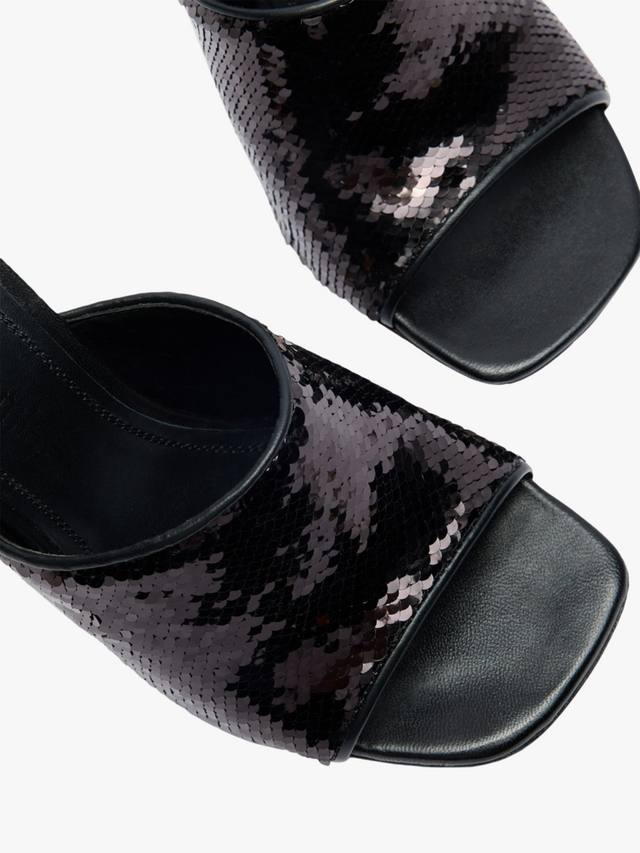 Superstow Mule босоножки-мюли на высоком каблуке Russell & Bromley, Metallic — фото 4