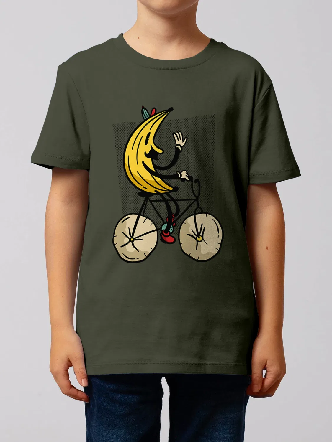Футболка Banana Rider, Wat? Apparel, хаки