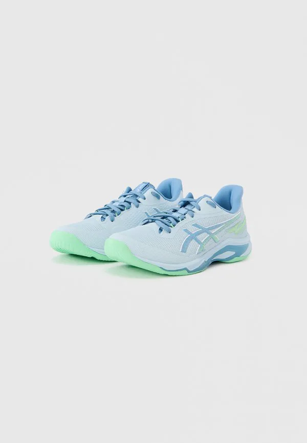 Волейбольные кроссовки netburner ballistic ff 4 Asics, Cool Grey/Saba Blue — фото 2