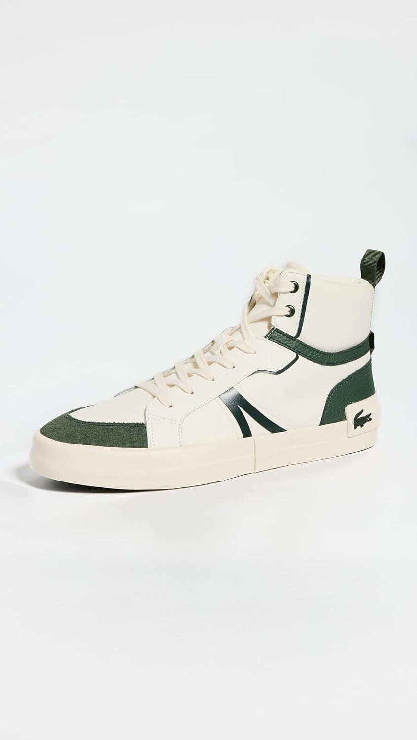 Мужские кроссовки Lacoste L004, белый/зеленый/темно-зеленый/светло-белый — фото 2