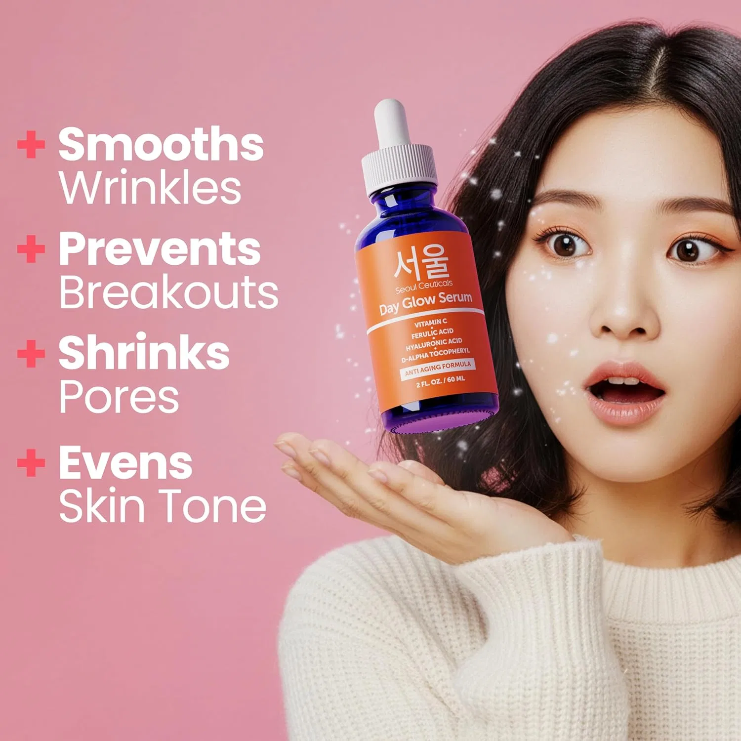 Сыворотка SeoulCeuticals — Для лица «CE Ferulic Serum» с витамином C, E и гиалуроновой кислотой от Seoul Korean Skin — фото 2