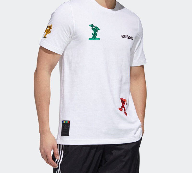 Футболка Disney X LES MILLS мужская белая Adidas, белый — фото 4