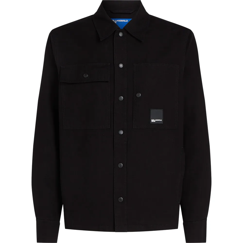 

Куртка-рубашка-накидка из парусины Karl Lagerfeld Jeans A3M14059, черный