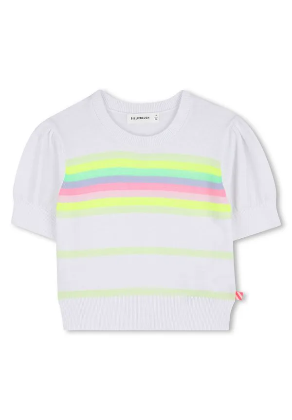 Футболка с короткими рукавами и принтом Billieblush, White
