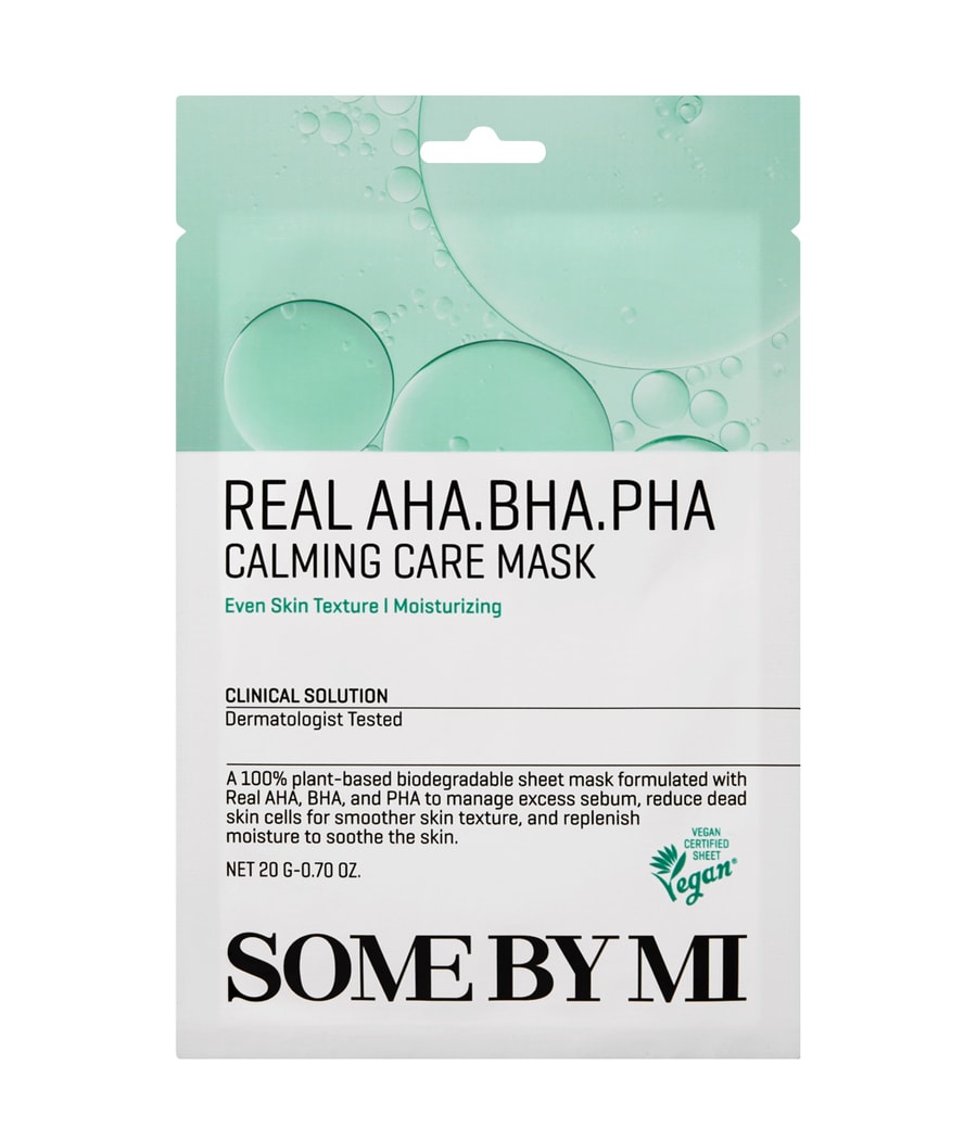 

Тканевая маска Some By Mi Real Care Mask AHA-BHA-PHA Calming Care Mask, 20 ml