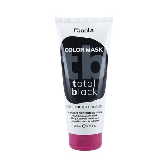 

Маска-окрашиватель для волос Total Black, 200 мл FANOLA, COLOR