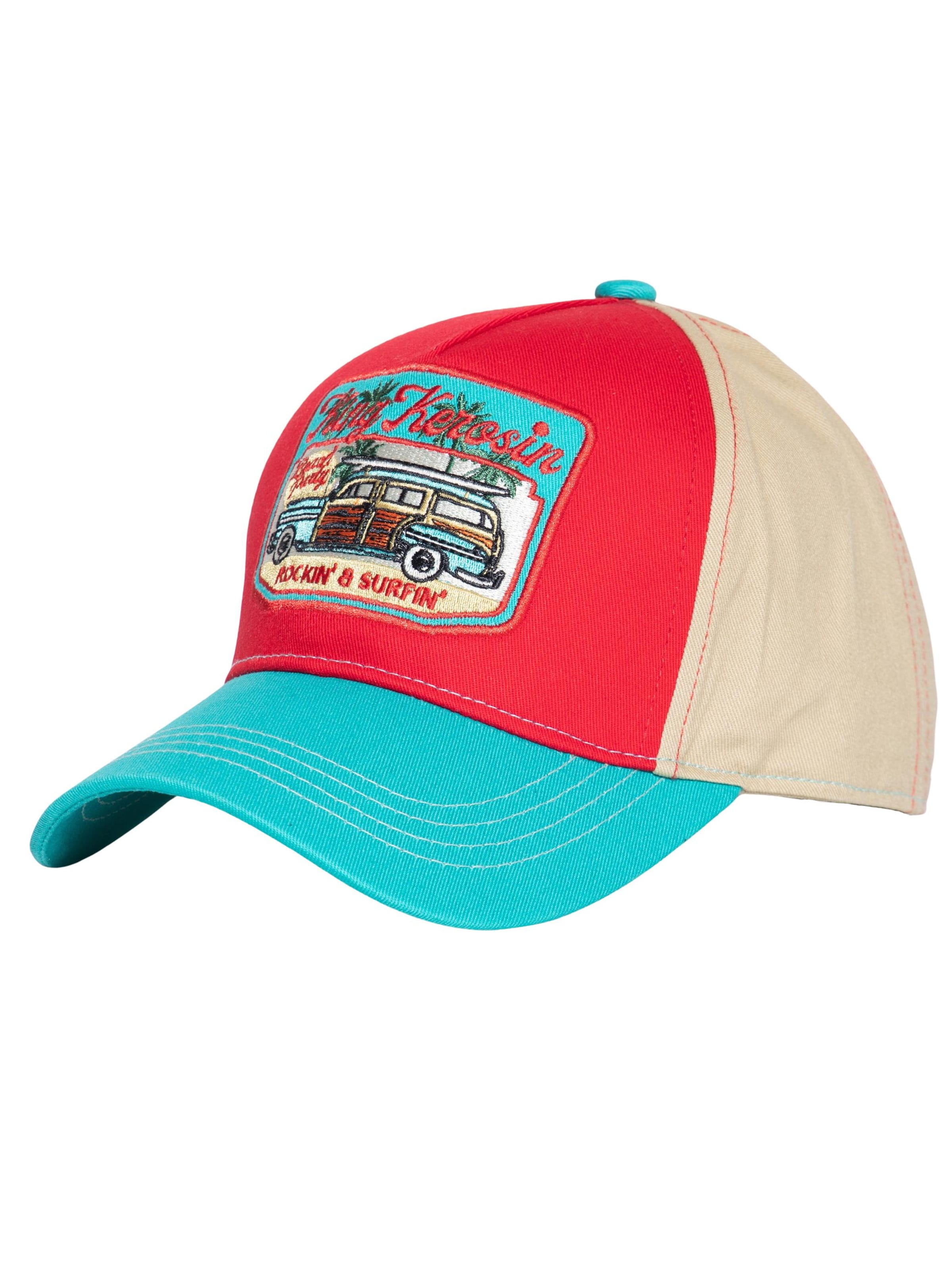 

King Kerosin Кепка 'Rockin & Surfin' в красном цвете