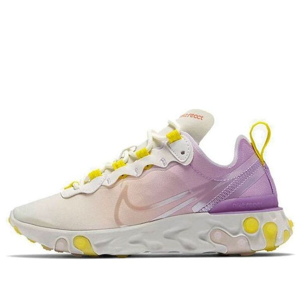 Кроссовки реагируют на элемент 55 Nike, белый