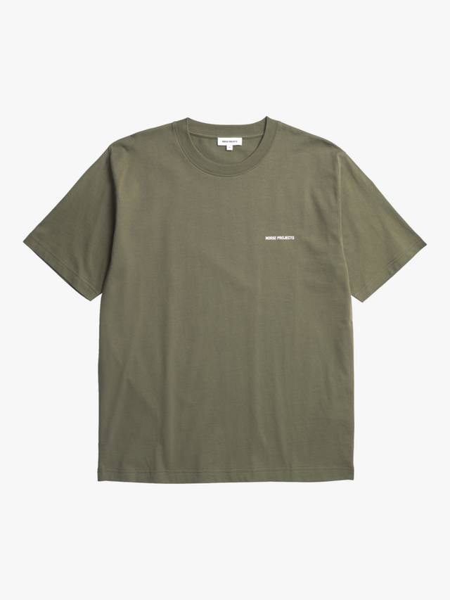 

Футболка хлопковая с принтом логотипа Norse Projects, Olive Night