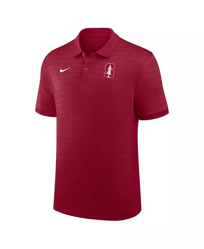 Мужская поло с победоносной полосой Stanford Cardinal 2025 Early Season Coaches Sideline для тренеров, ранний сезон, performance Nike — фото 2