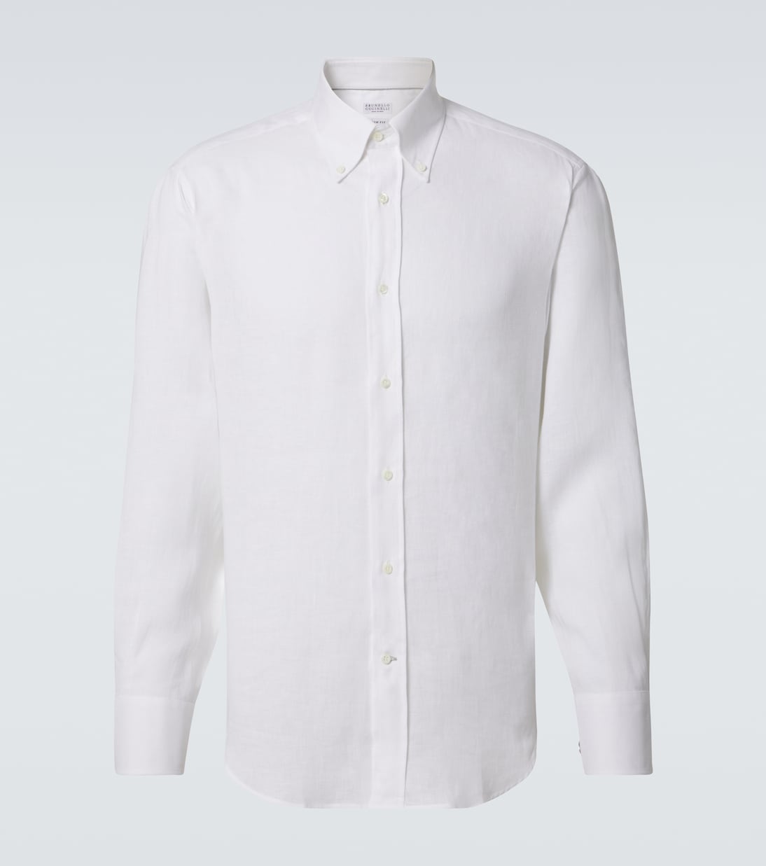 

Льняная рубашка Brunello Cucinelli, Bianco