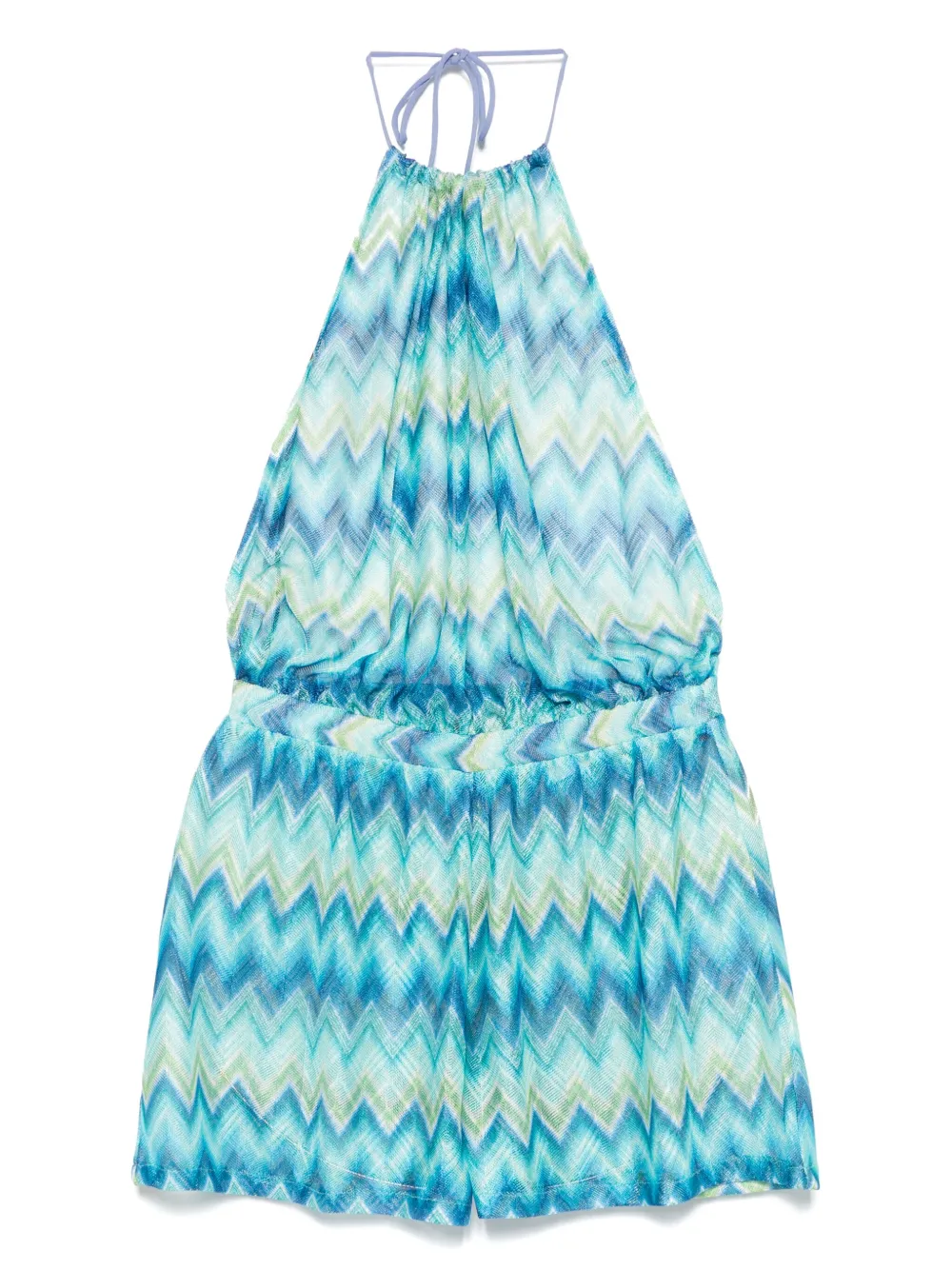 

Ромпер с узором зигзаг Missoni, синий