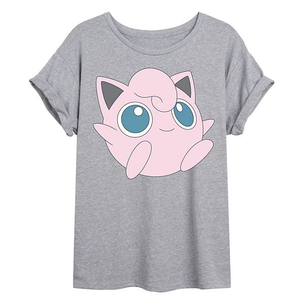 

Футболка Juniors Pokémon Jigglypuff oversized Licensed Character, Heather Gray