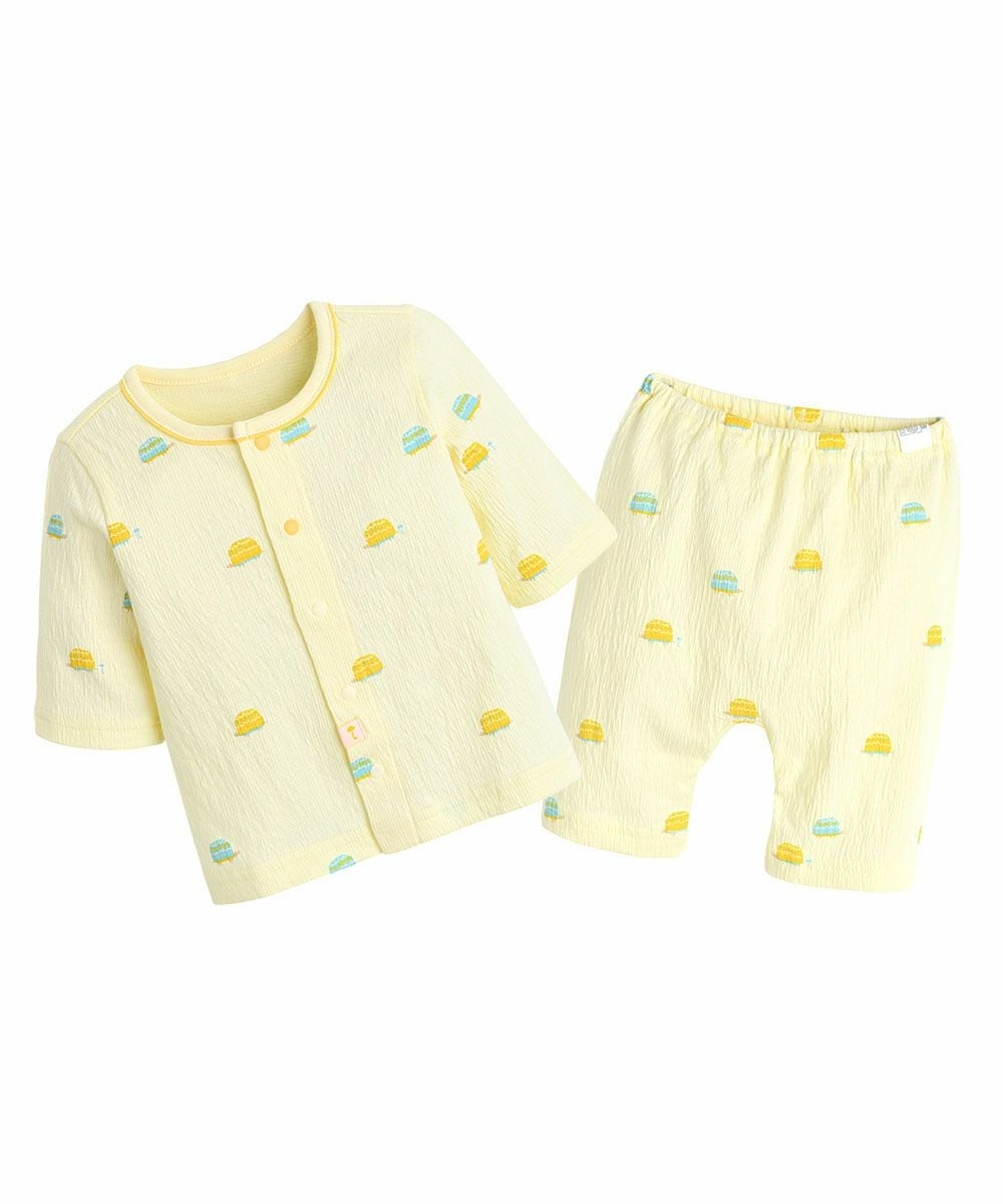Топ с рукавами 3/4 и брюки Moimoln, Yellow