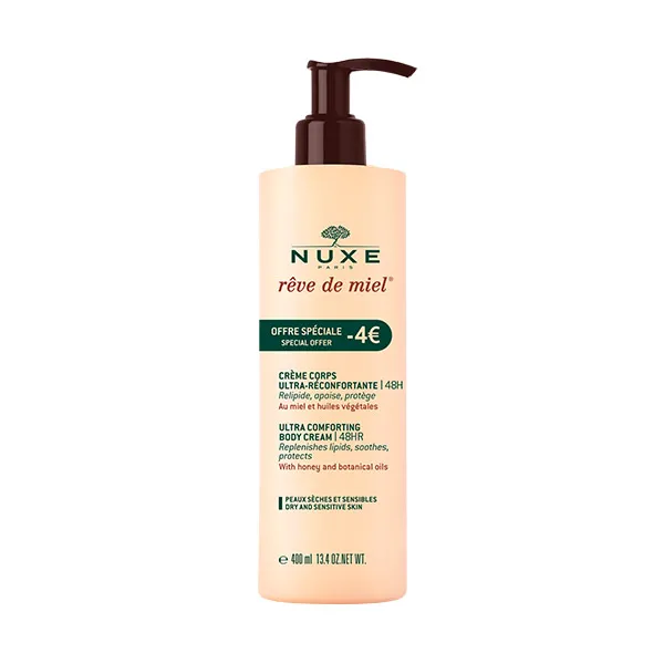 

Ультракомфортный крем для тела Rêve De Miel Nuxe, 400 ml